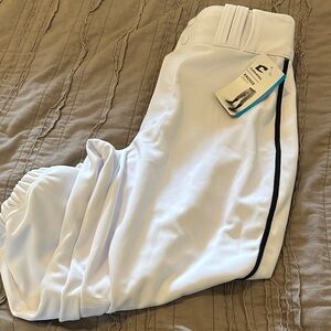 Men's White/black knickers adult small (28”-30”)